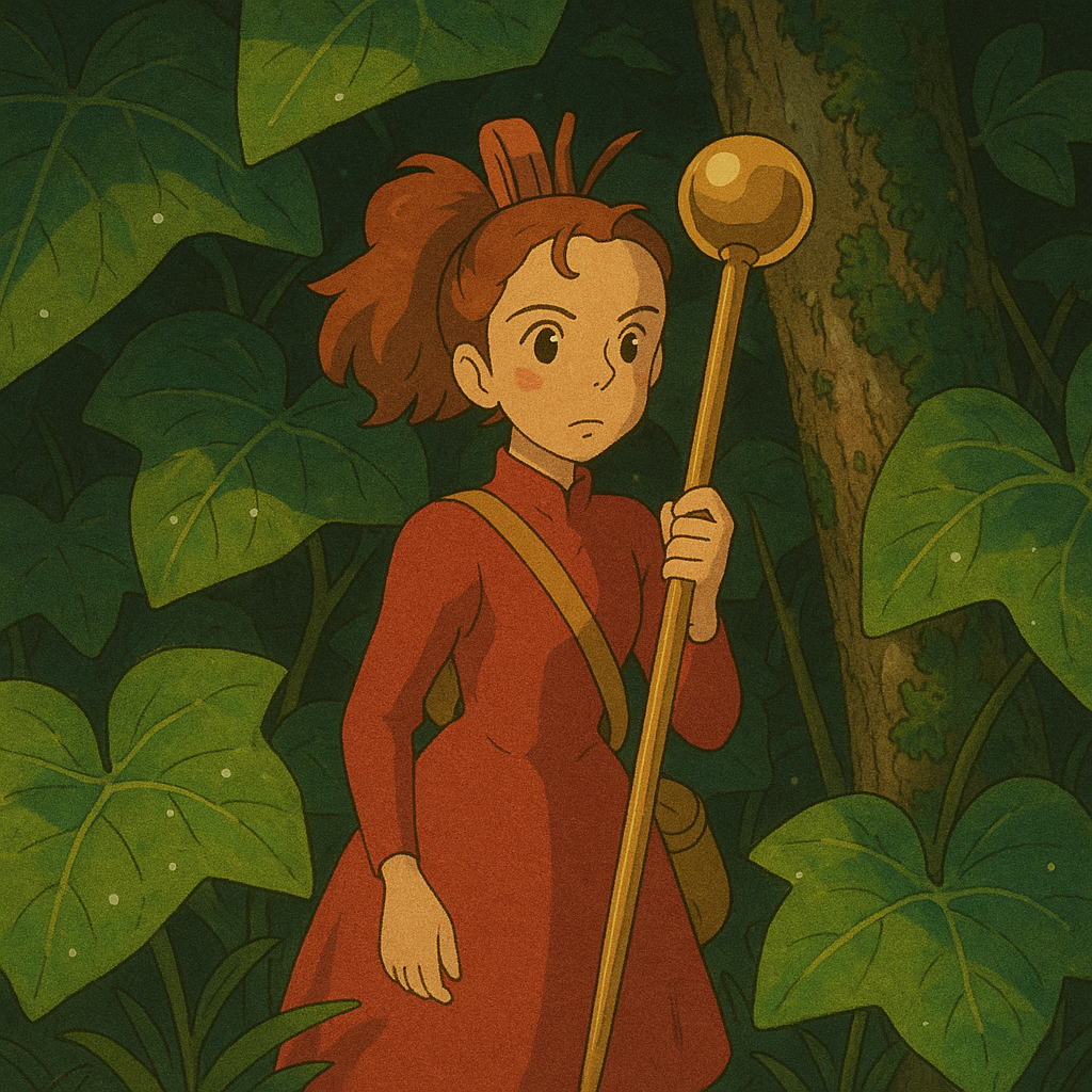 Ghibli-styled illustration